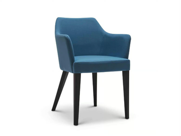 OSCAR 242 - Upholstered fabric chair with armrests by Origins 1971 - view 2